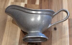 Vintage Wilton Armetale Pewter Gravy Boat Footed Sauce Server RWPColumbia PA USA